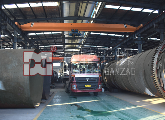 內蒙古煤泥烘干機發貨現場