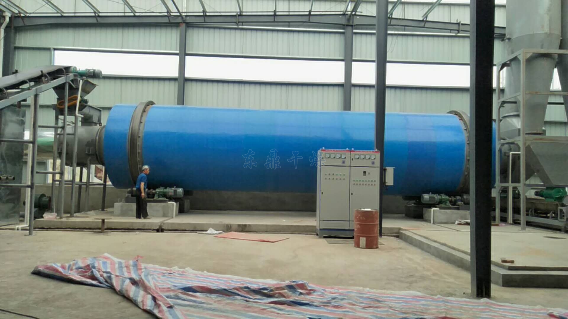 安徽合肥晶谷農業木屑烘干現場